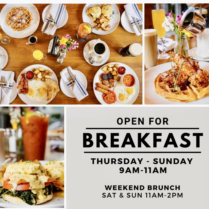 Open for breakfast